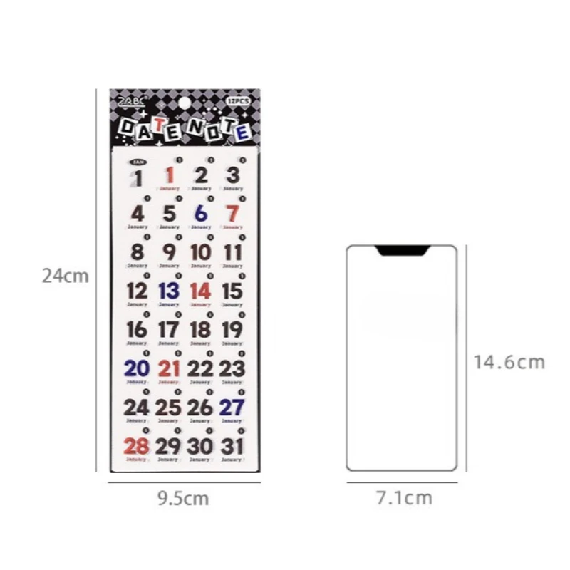 Etiquetas adhesivas impermeables troqueladas PET para planificador - imagen 5