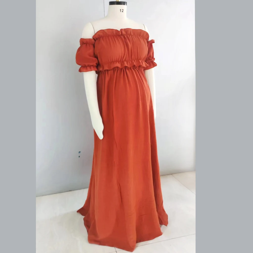 Vestido de embarazo bohemio en lino cómodo estilo vintage - imagen 5
