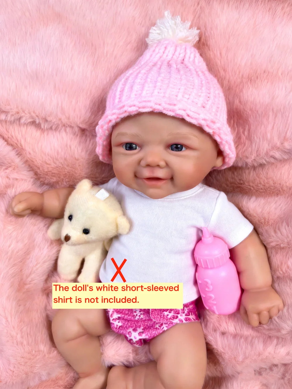 Vivienne Muñeca Reborn de silicona realista – Cuerpo lavable - imagen 4