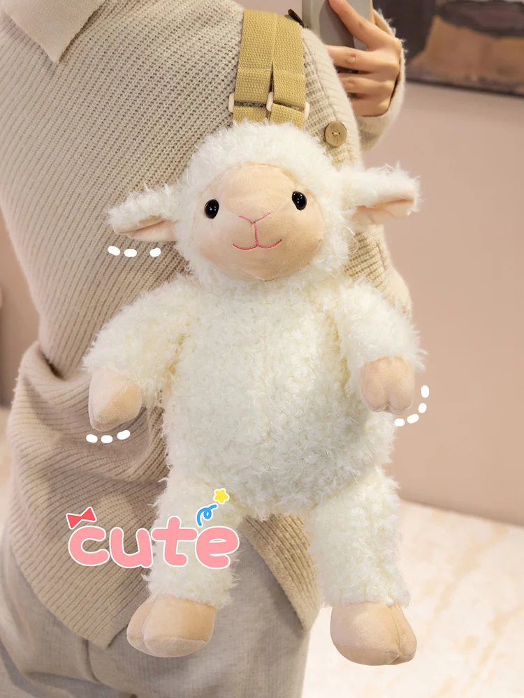 Detalle de la mochila de peluche