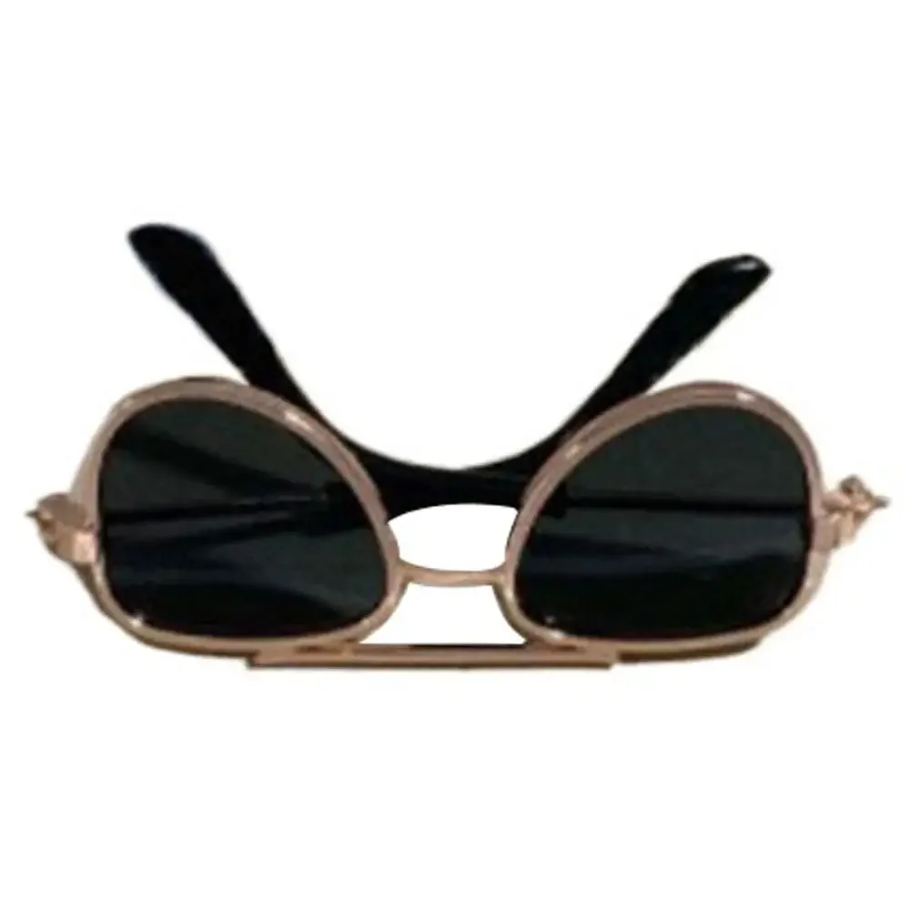 Gafas de sol de felpa para muñecas con montura de algodón
