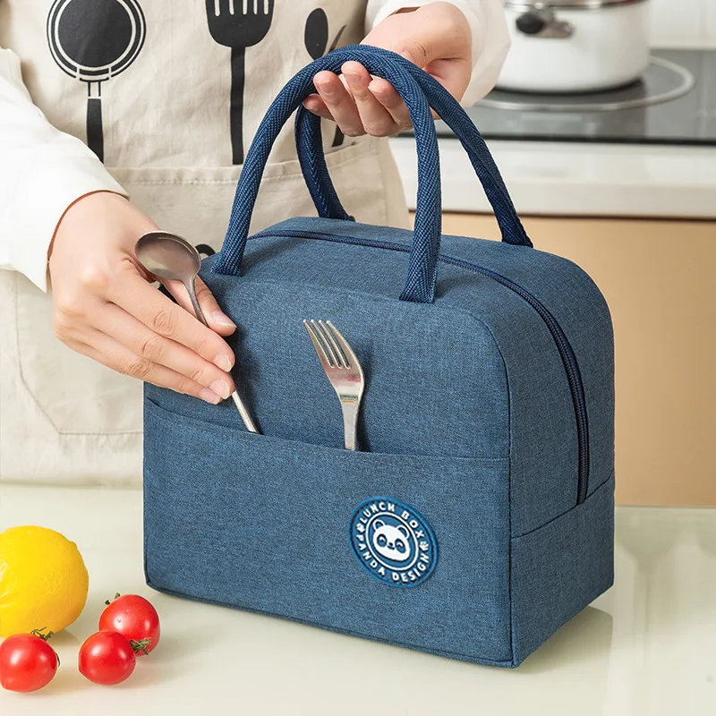 Bolsa de almuerzo aislada con diseño compacto y moderno