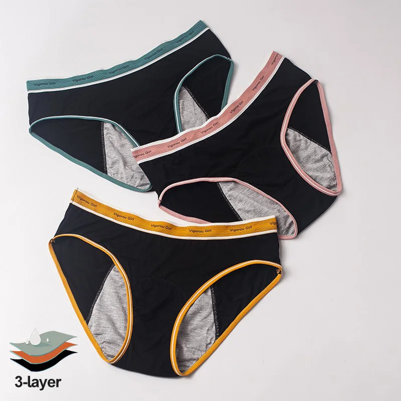 Braguitas menstruales lavables para adolescentes a prueba de fugas - imagen 4