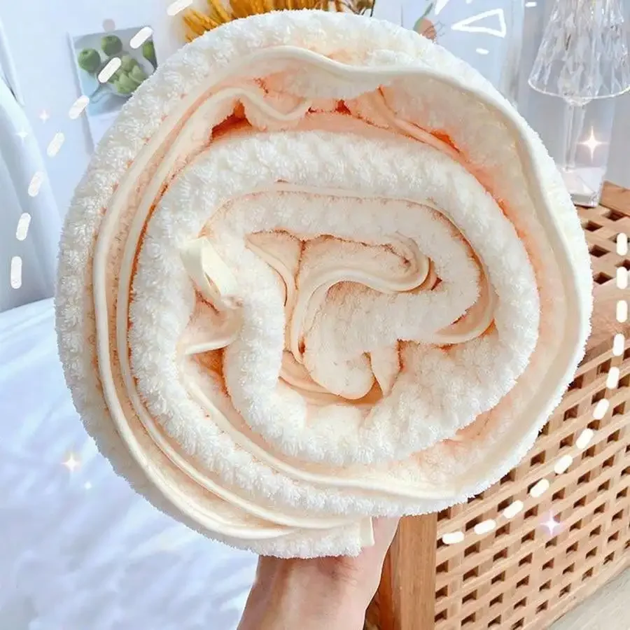 Toalla de baño suave para bebé – Terciopelo absorbente de secado rápido - imagen 4