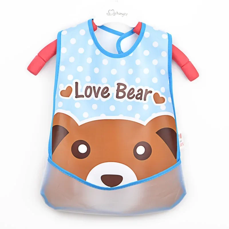 Babero impermeable ajustable con estampado infantil para bebé - imagen 5