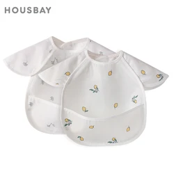 Babero impermeable bebé ajustable estampado dibujos animados