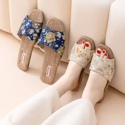 Pantuflas de lino transpirables para niños – Antideslizantes y cómodas