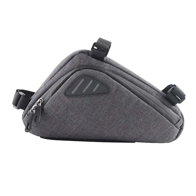 Bolsa triangular impermeable para bici montaña–Reflectante resistente - imagen 4