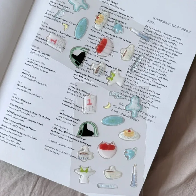Pegatinas 3D de gel hinchadas para decorar fundas y libretas - imagen 3