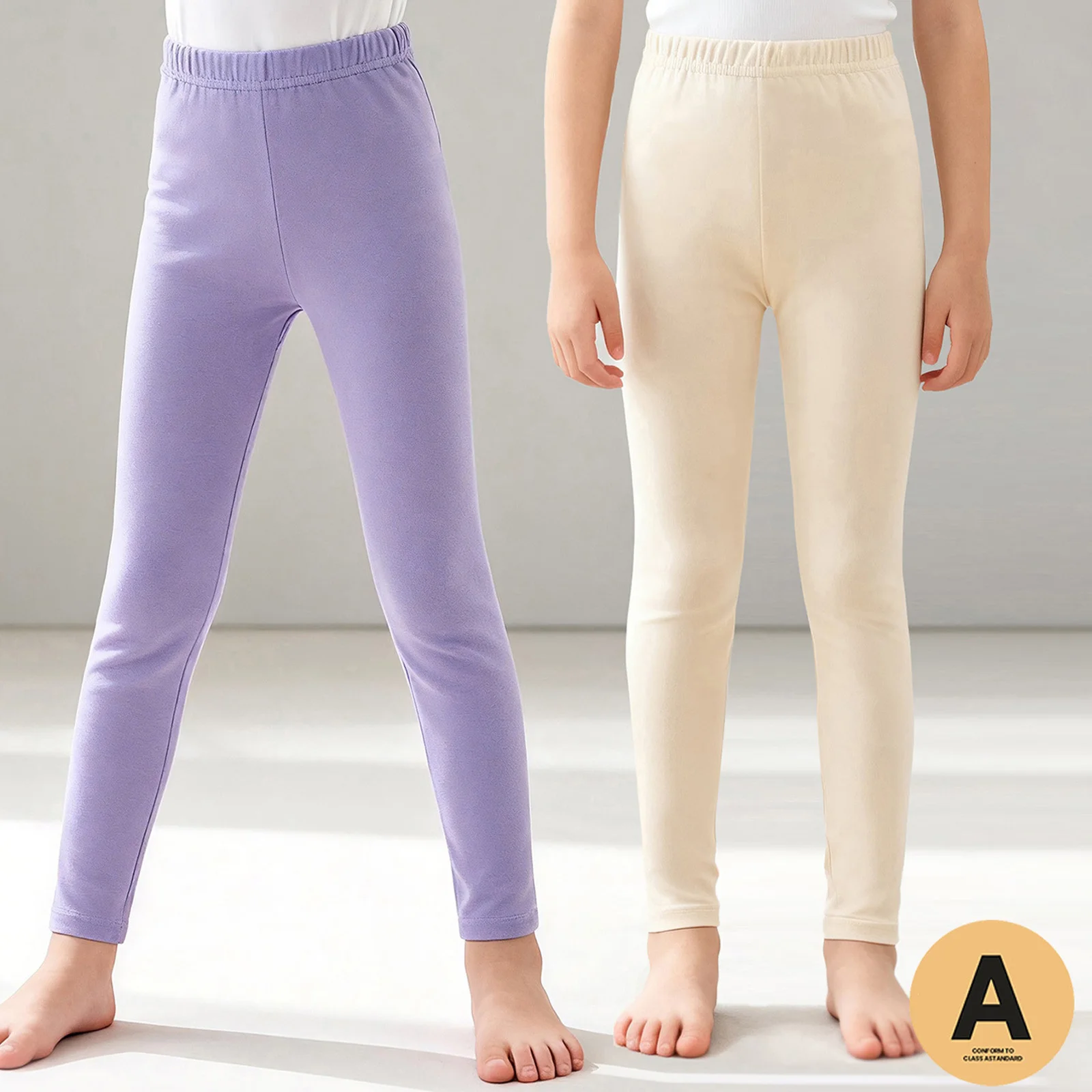 Leggings térmicos de algodón para yoga y danza en adolescentes - imagen 3