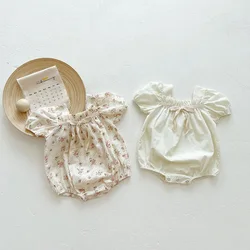 Milangel Body de Verano para Bebé Niña con Manga Abombada
