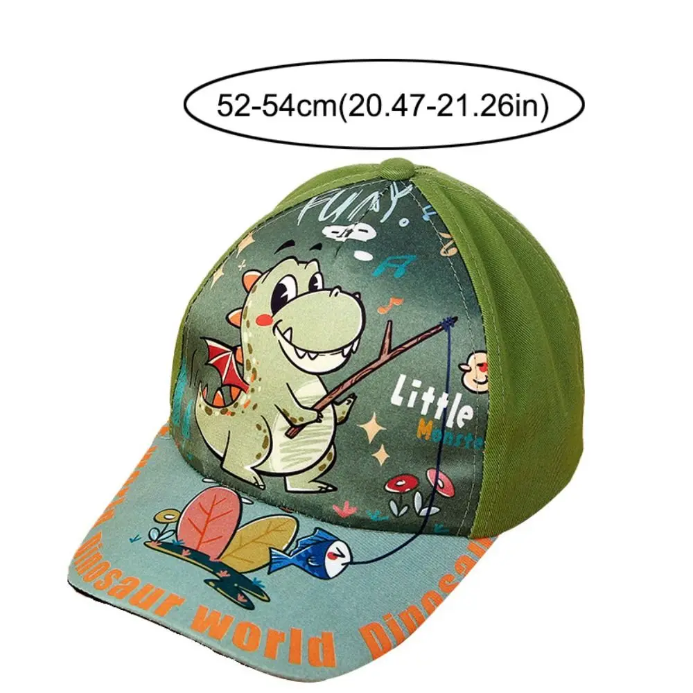 Gorra de dinosaurios de algodón para niños ajustable transpirable - imagen 5