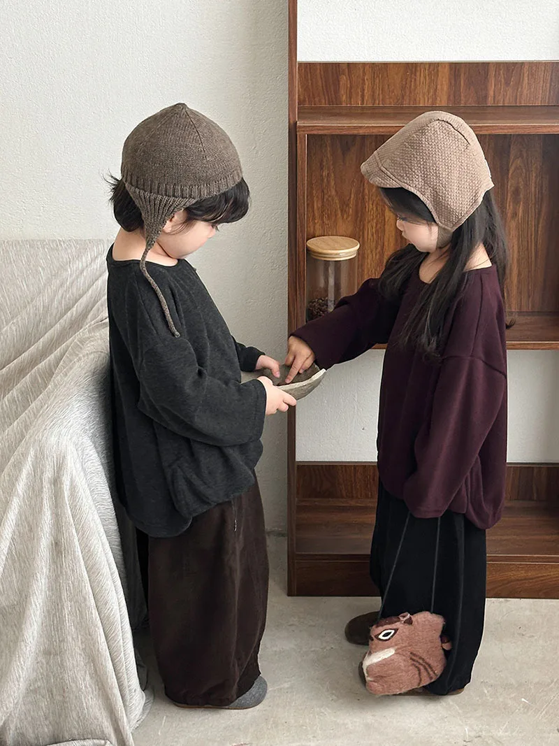 Camiseta manga larga de algodón orgánico para niño – Básica transpirable - imagen 3