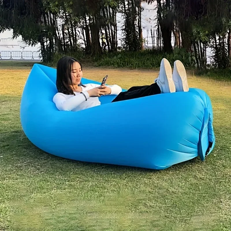 Tumbona inflable infantil para playa – Plegable con transportín - imagen 2