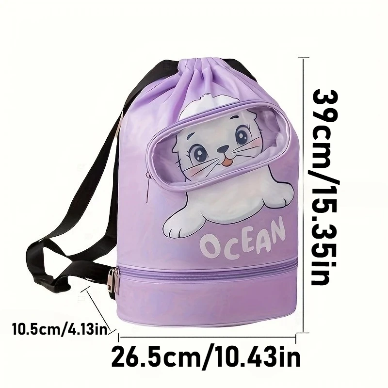 Bolsa cordón impermeable para niños: uso deportivo y piscina - imagen 2