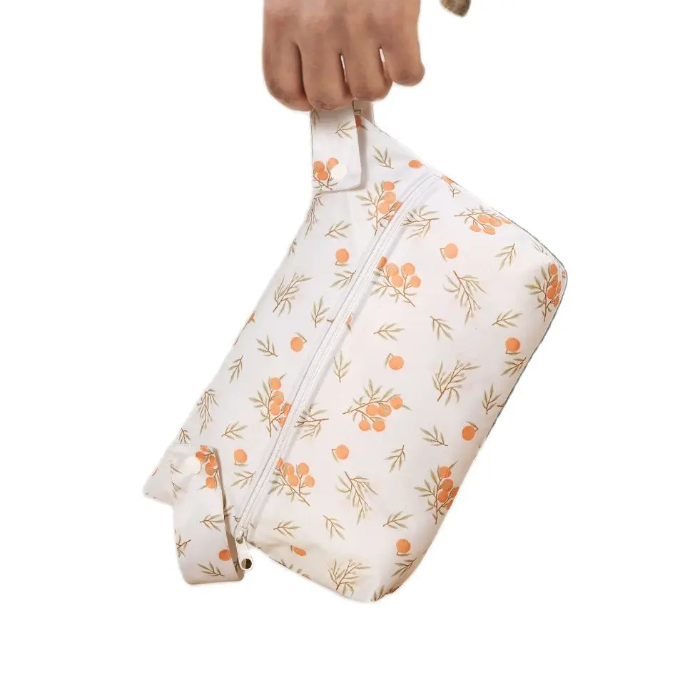 HappyFlute bolsa de pañales impermeable con cremallera y asas