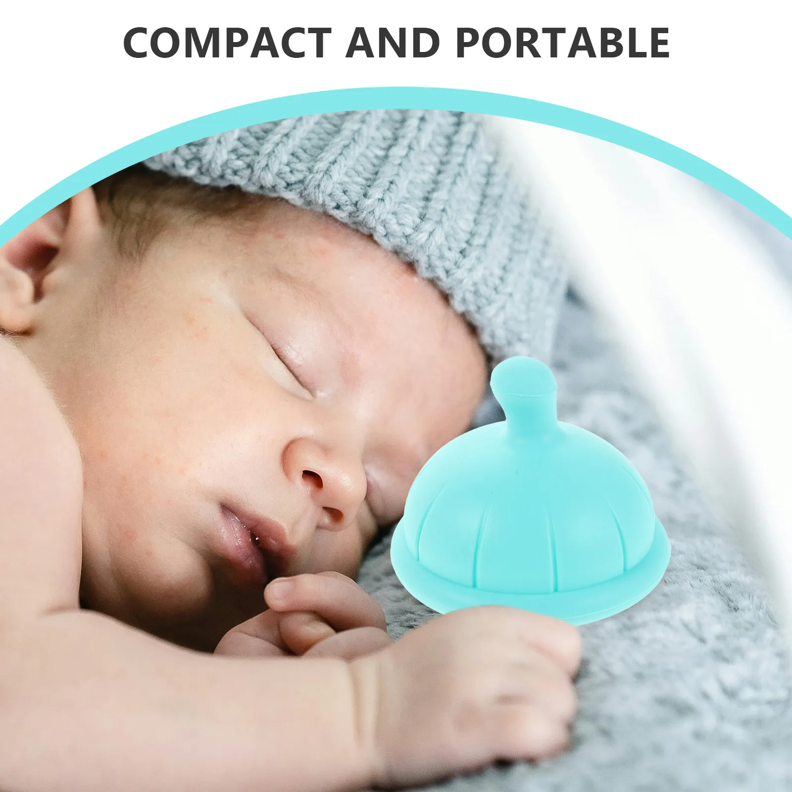 Percusión torácica neonatal de silicona para mucosidad - imagen 3