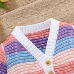 Conjunto de invierno para bebé con suéter de cuello pico