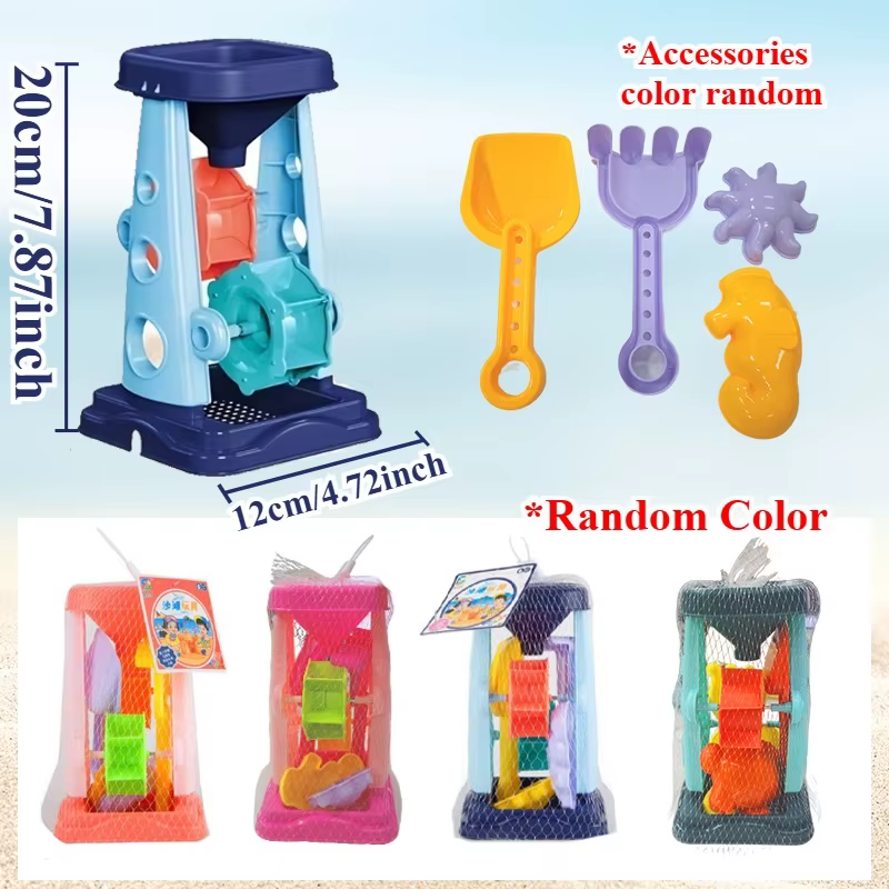 Set juguetes de playa para niños – cubo, pala y rastrillo - imagen 5