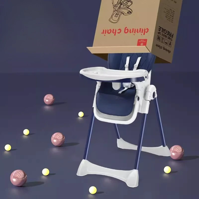 Silla de comedor infantil reclinable multifunción con bandeja - imagen 4