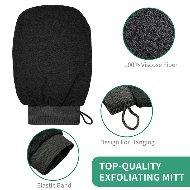 Guante exfoliante multicolor, 1 ud