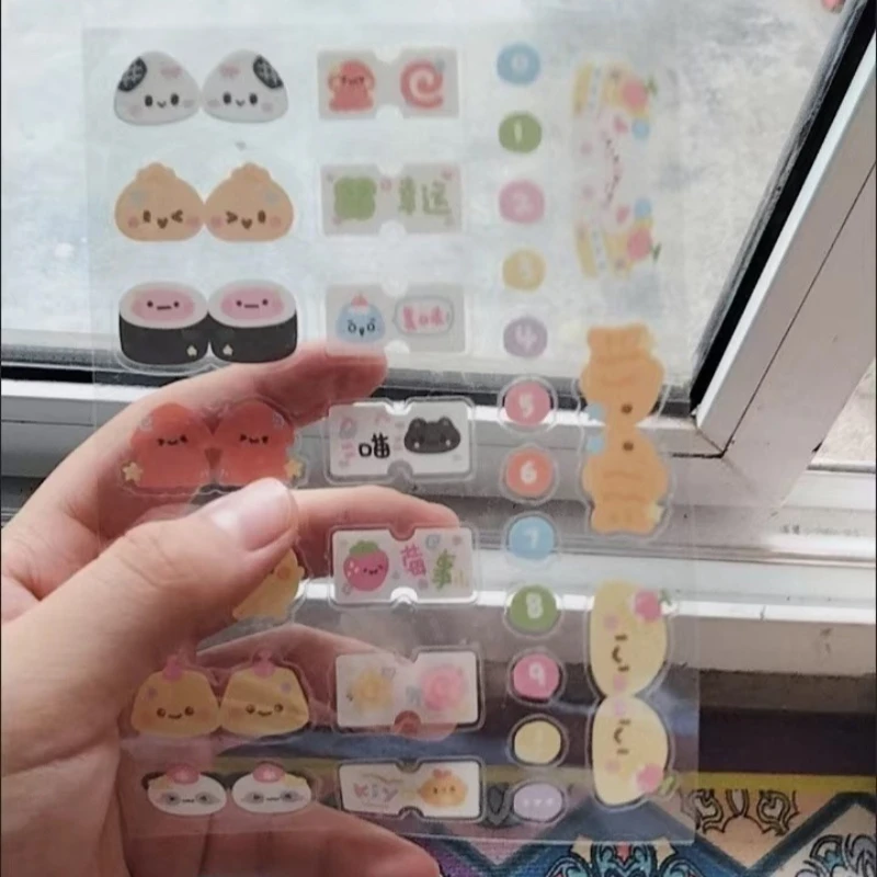 Variedad de diseños kawaii incluidos en el set