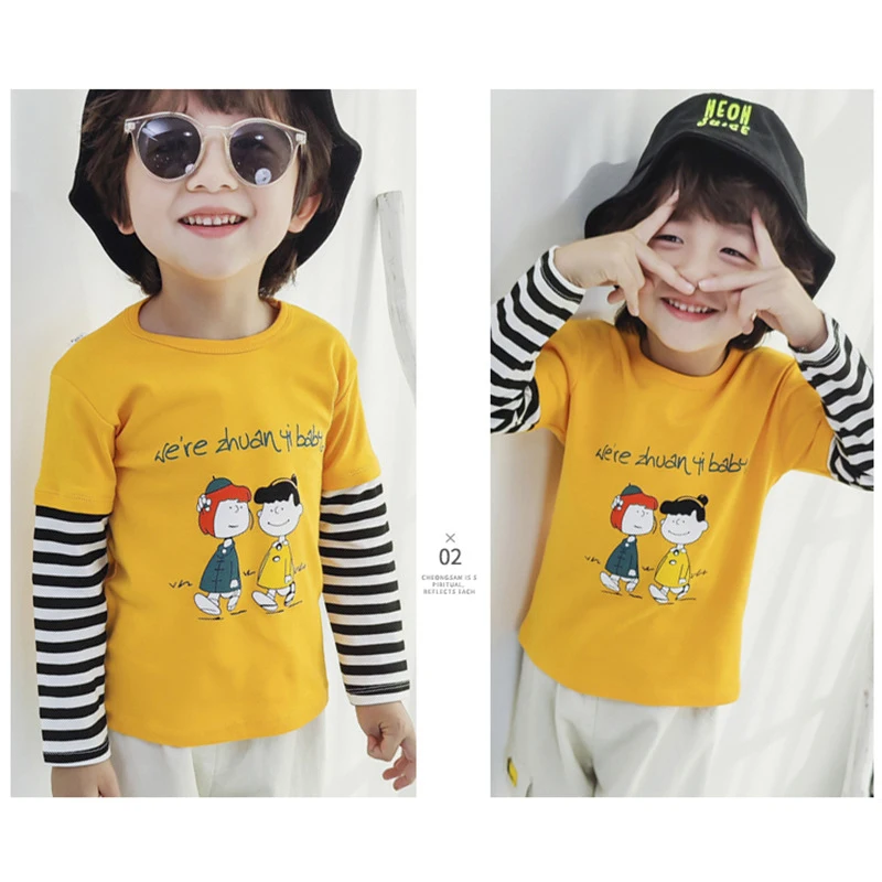 Camiseta manga larga para niños – Estampado de dibujos en algodón - imagen 5