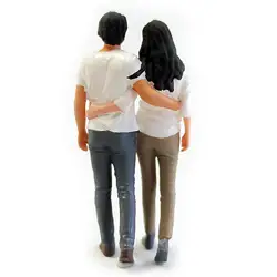 Figuras para diorama en miniatura, personas de pie variadas