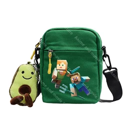 Bandolera infantil Minecraft de lona con estampado