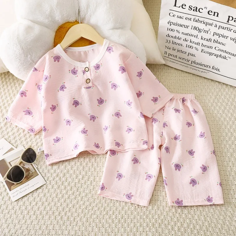 Conjunto de verano algodón para niños – Pijama manga media - imagen 3