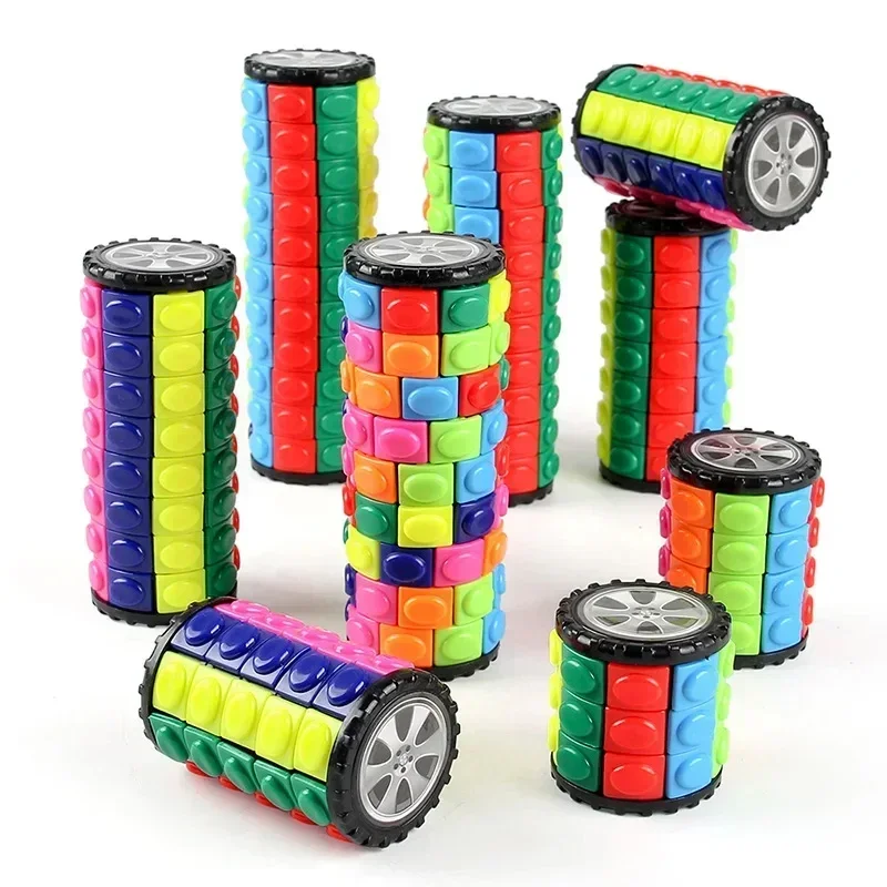 Torre mágica sensorial deslizante giratoria 3D para niños - imagen 5