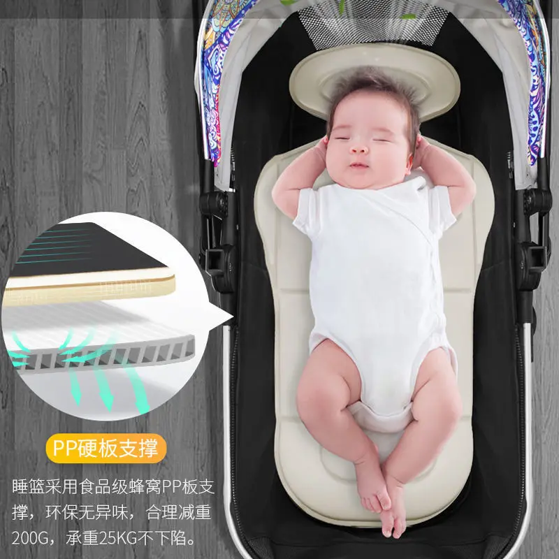 Cochecito reversible para bebé – Plegable con suspensión - imagen 4