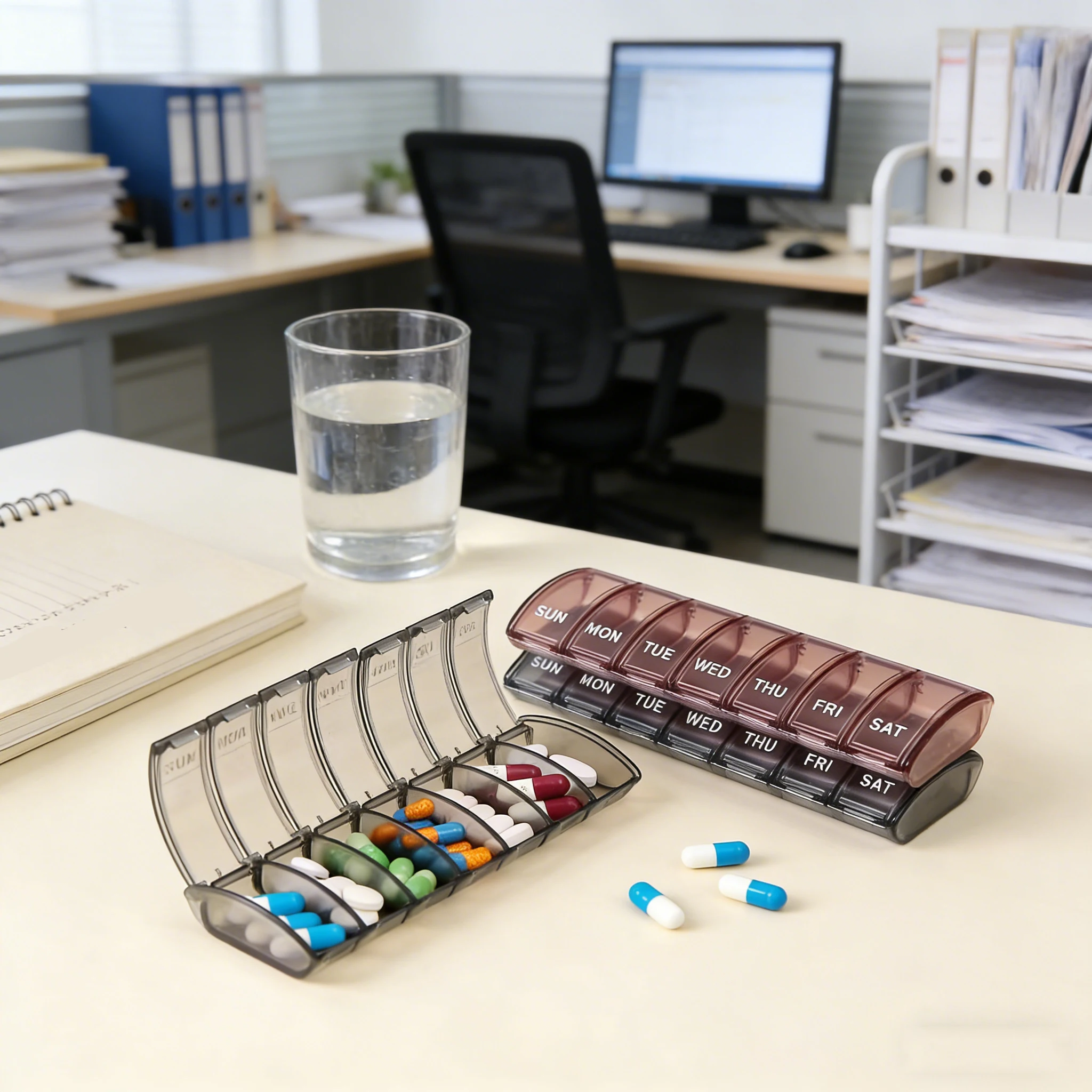 Tapa sellada para proteger las pastillas