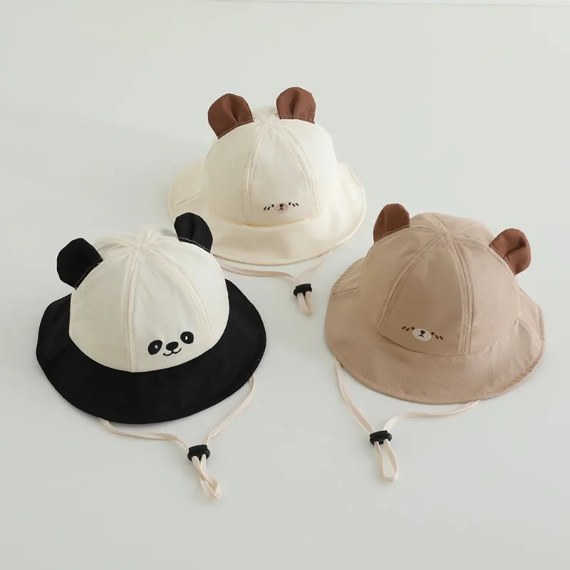 Sombrero bebé protección UV estilo sombrilla dibujo animado