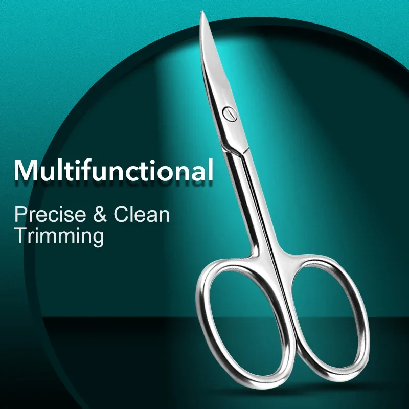 Tijeras de manicura de acero inoxidable profesionales para cutículas - imagen 2