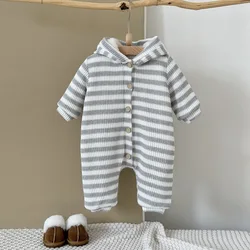 Mameluco de bebé forro polar grueso de invierno, suave y cómodo