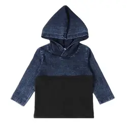 Camiseta vaquera con capucha para bebé y niño – Otoño Invierno