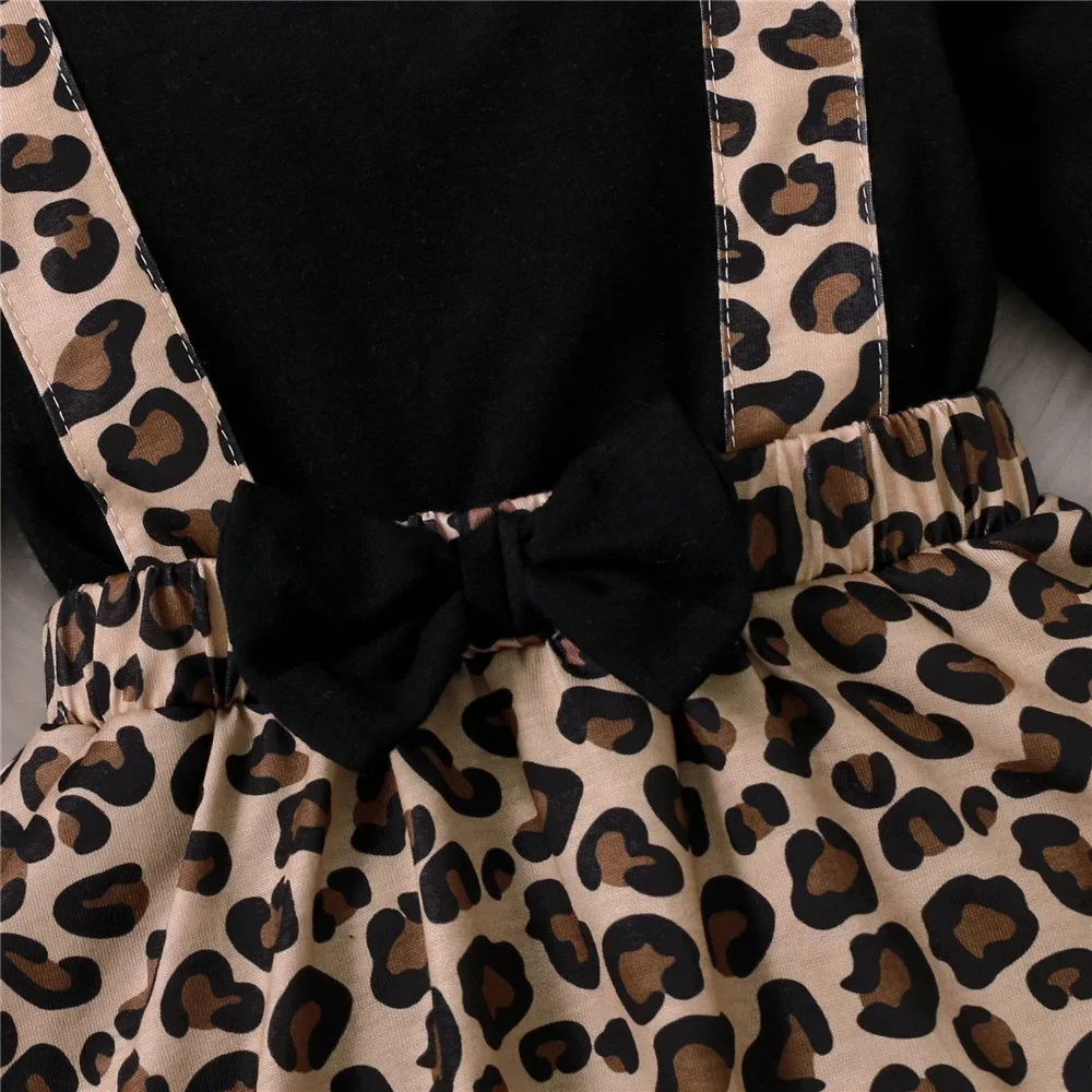 Pelele de leopardo para bebé niña - Manga larga - imagen 3