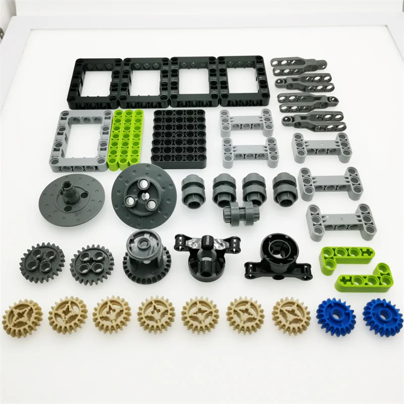 Accesorios mecánicos para bloques de construcción con engranajes a mano - imagen 2