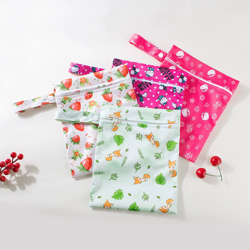 Bolsa impermeable de pañales para cochecito – Compacta y práctica