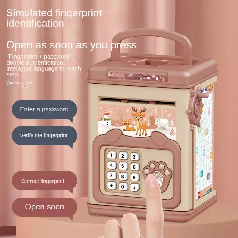 Hucha inteligente con huella dactilar para niños – Seguridad y ahorro - imagen 5