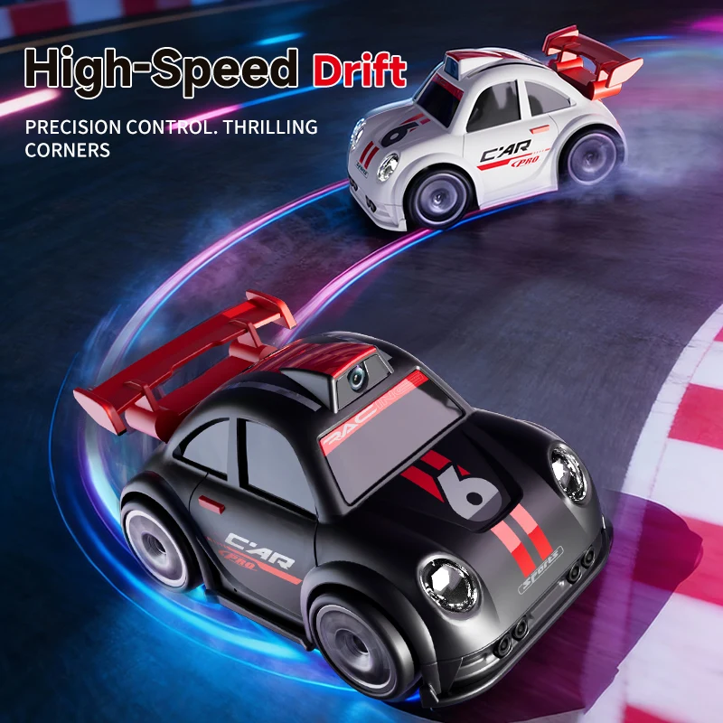 Coche RC Drift Racer con cámara, luces y música para niños - imagen 2