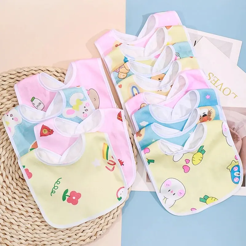 Babero impermeable para bebé suave y absorbente con estampado infantil - imagen 4