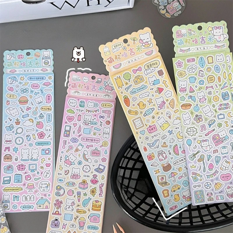 Pegatinas infantiles estilo coreano para álbum de recortes niñas - imagen 4