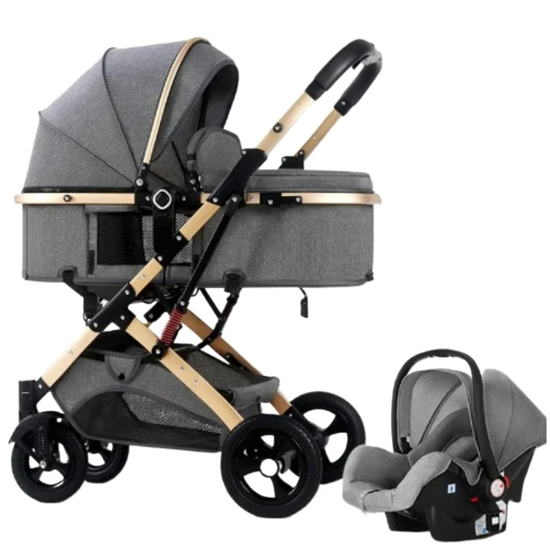 Carrito de bebé reversible para recién nacido, sistema modular