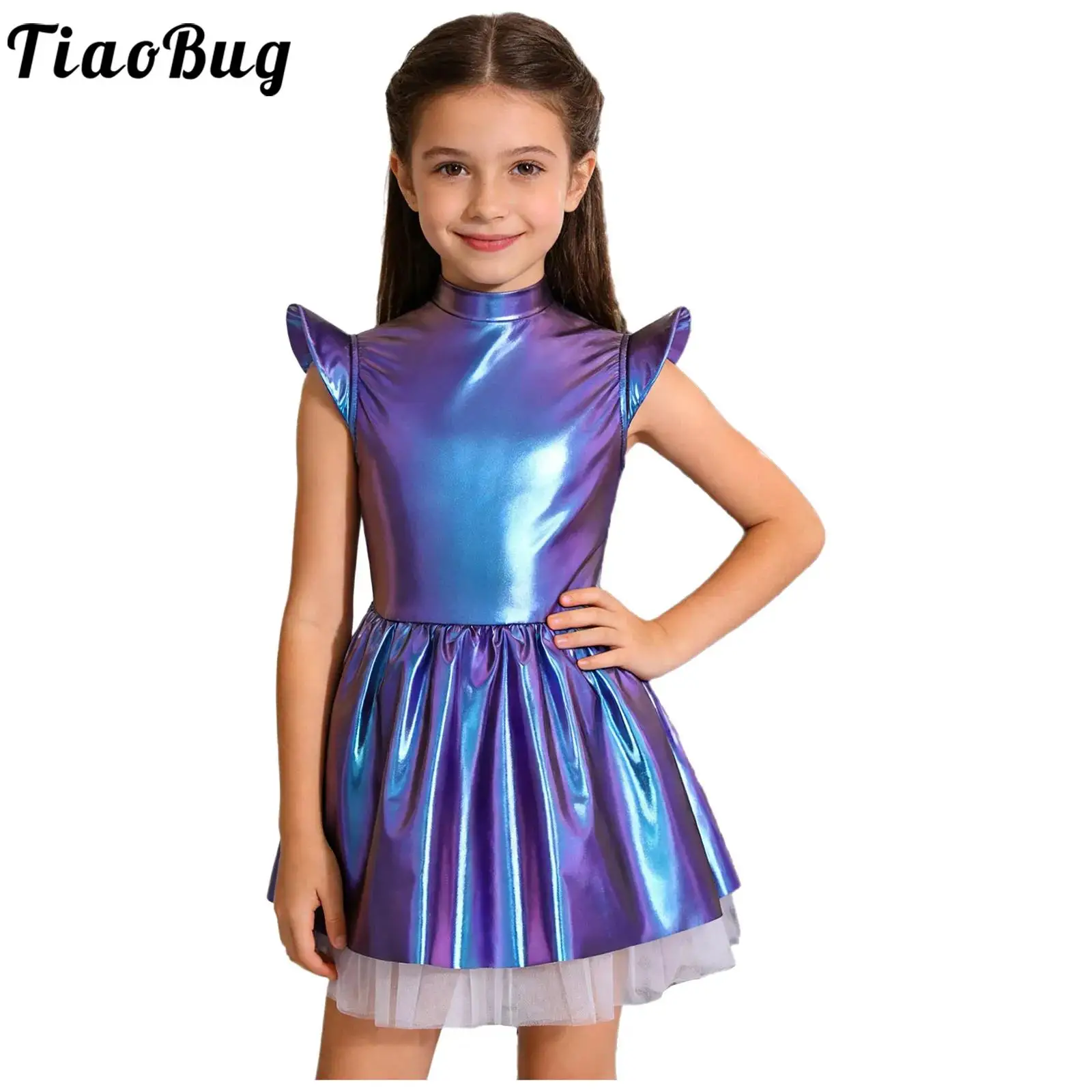 Vestido de robot alienígena para niñas – Tutú espacial con volantes