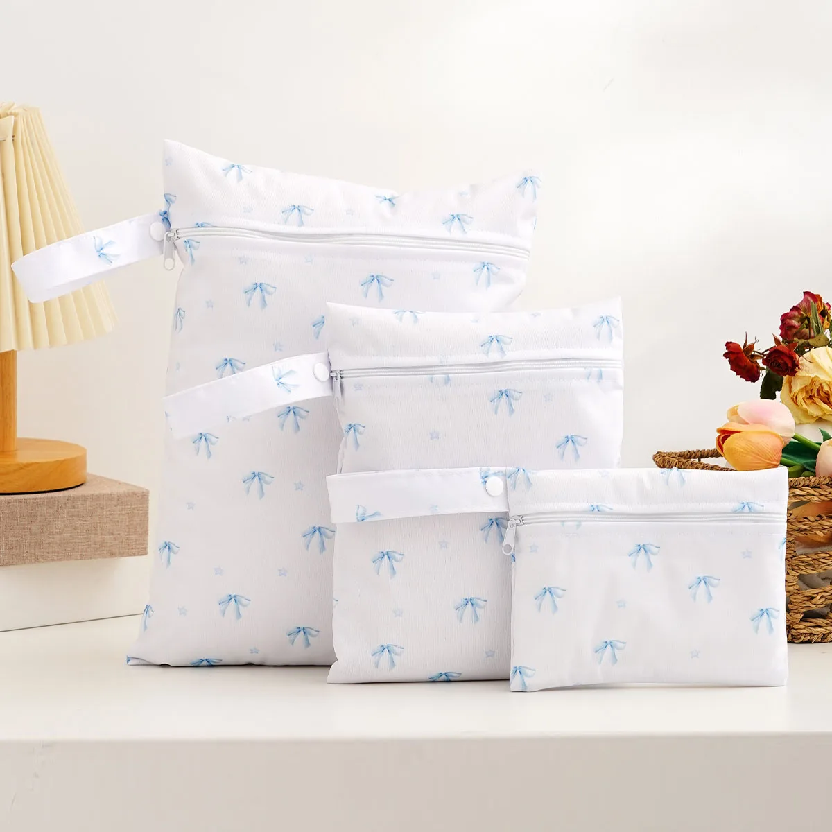 Happyflute Bolsa pañales impermeable para húmedos y secos, lavable