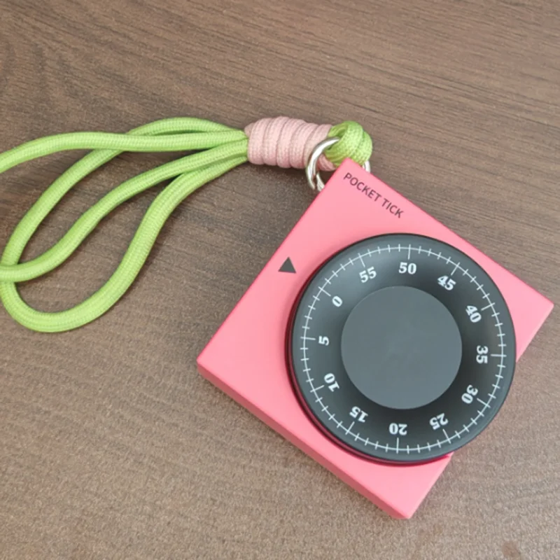 Temporizador de cocina mecánico portátil con alarma sonora - imagen 5