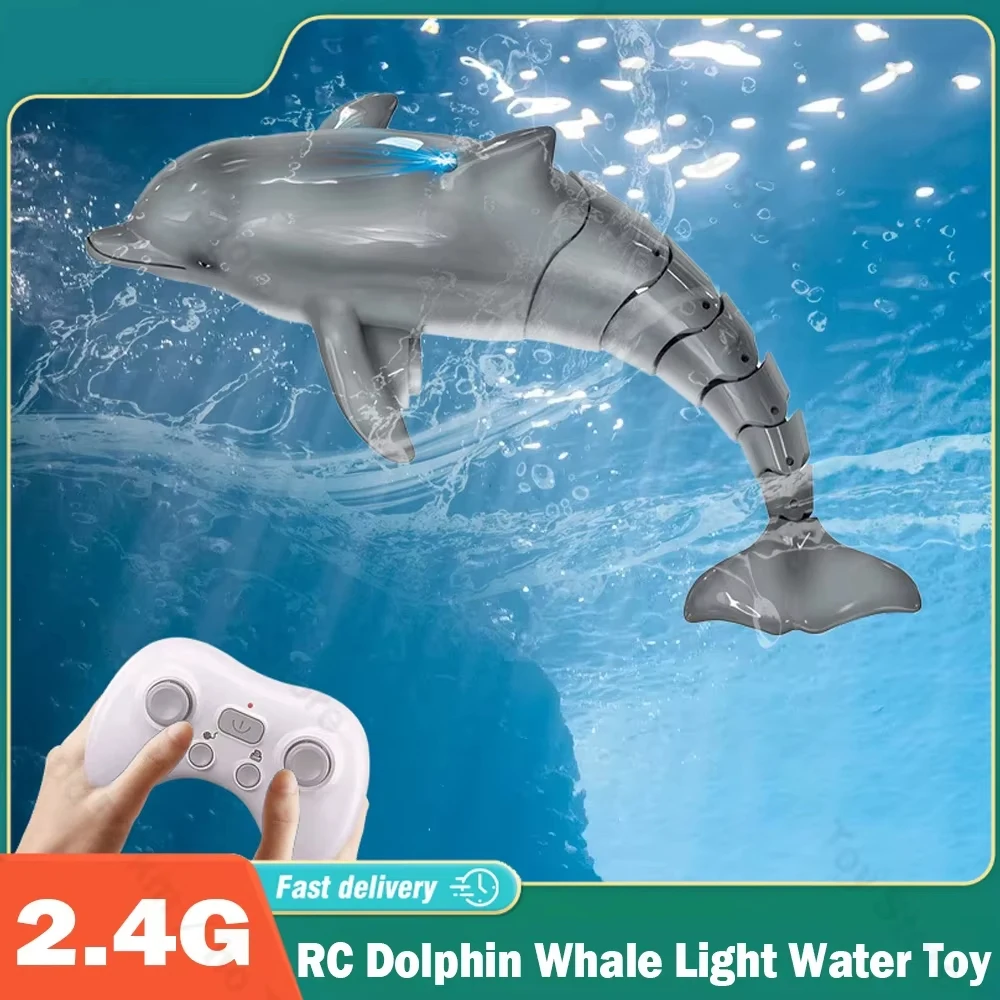 Tiburóntelecomandado con chorro de agua – Juguete RC para niños
