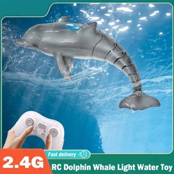 Tiburóntelecomandado con chorro de agua – Juguete RC para niños